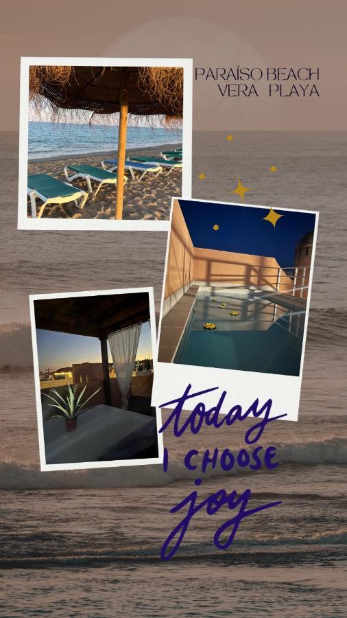 Atico Paraiso Beach Con Piscina Privada Vera Exterior foto